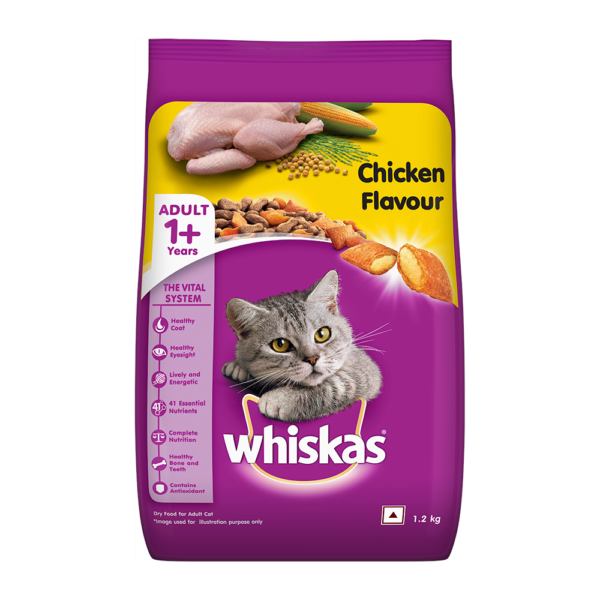 Whiskas Adult Dry Food, Chicken