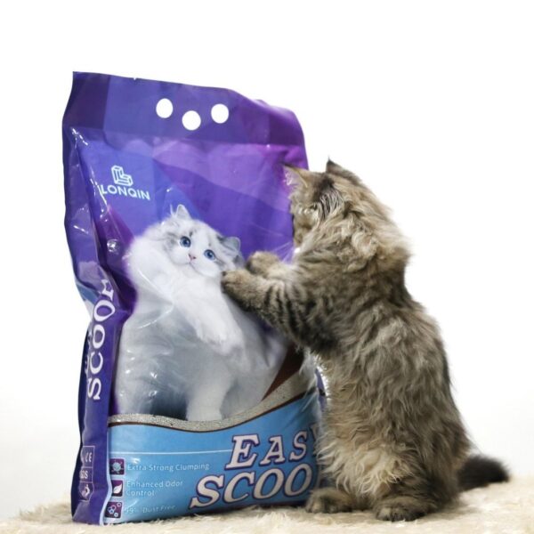 Easy Scoop Bentonite Cat Litter - 10L Lavender - Image 3