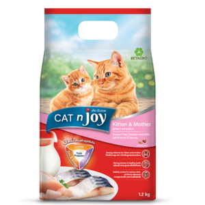 CAT n joy Kitten and Mother Ocean Fish Chicken and Milk Flavor 3 kg