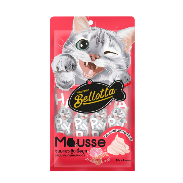 Bellotta Mousse Cat Treats, Tuna and Lobster Flavor