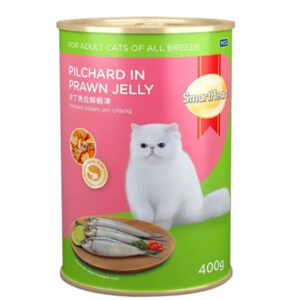 SmartHeart Cat Canned - Pilchard in Prawn Jelly (400g)