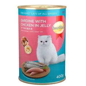 SmartHeart Cat Canned - Sardine with Chicken in Jelly (400g)