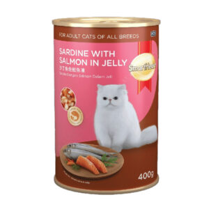 SmartHeart Cat Canned - Sardine with Salmon in Jelly (400g)