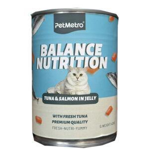 PetMetro Balance Nutrition Canned Cat Food in Tuna & Salmon in Jelly 430g