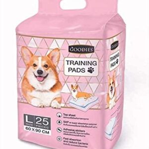 DOGTOWN Goodies Training Pads for Dogs – Large Size Pee & Potty Pads