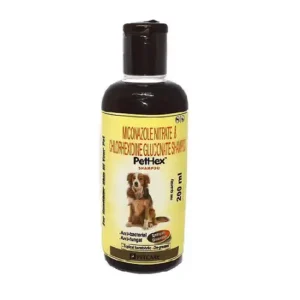 PetHex Medicated Anti-Fungal Shampoo for Cats and Dogs – 200ml