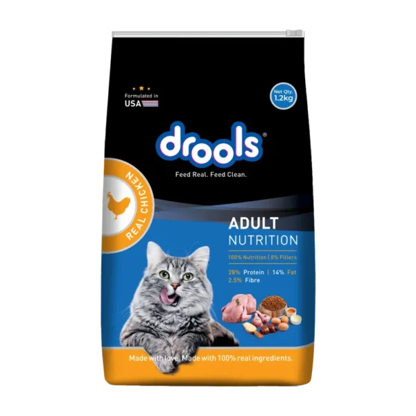 Drools Real Chicken Adult Cat Food – 3kg Pack Front View