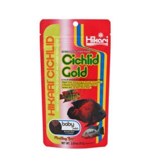 Hikari Cichlid Gold 57g bag of floating pellets