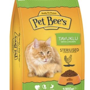 Pet Bee's Sterilised Cat Food With Chicken 1000g Bag