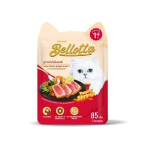 Bellotta Tuna with Shrimp Topping 85g pouch for cats