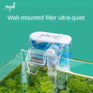 Aquarium Internal Filter with Waterfall and Adjustable Flow