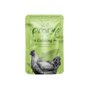 Pramy Calming Chicken Topping Salmon 70g cat food for calming effect