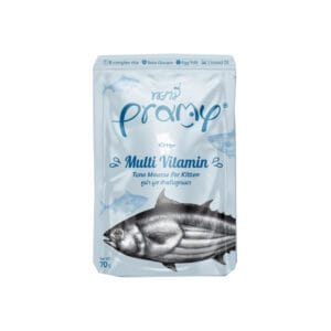Pramy Multi-Vitamin Tuna Mousse for Kitten 70g pouch with Beta-Glucans and Omega-3