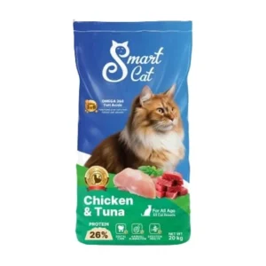 Smart Cat Dry Cat Food Chicken & Tuna 20KG for Kittens and Adults