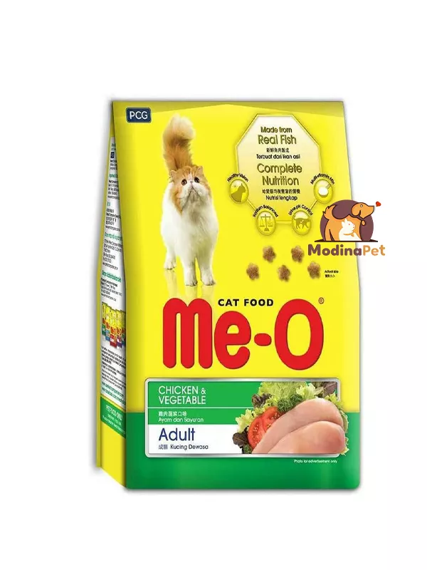 Me-O adult cat dry food chicken and vegetable 3kg