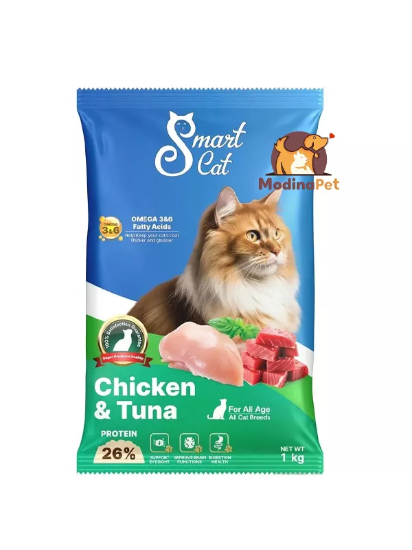 Smart Cat Chicken & Tuna Dry Cat Food 1kg