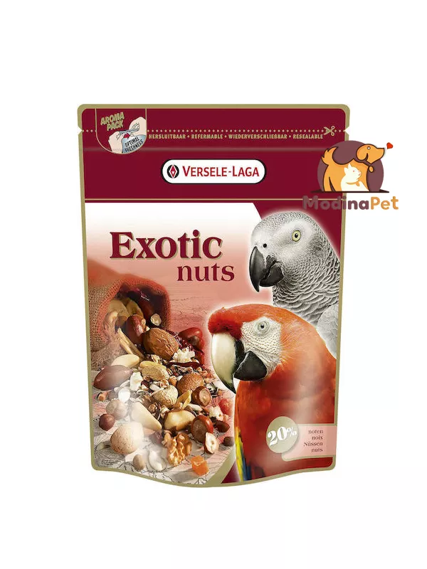 Versele-Laga Exotic Nuts 750g seed and nut mix for parrots