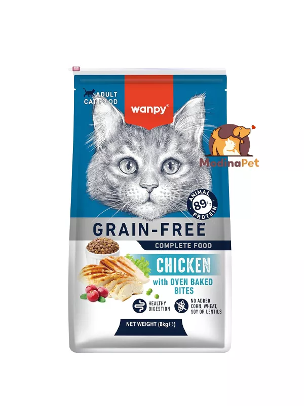 Wanpy Grain Free Chicken Cat Food 8kg