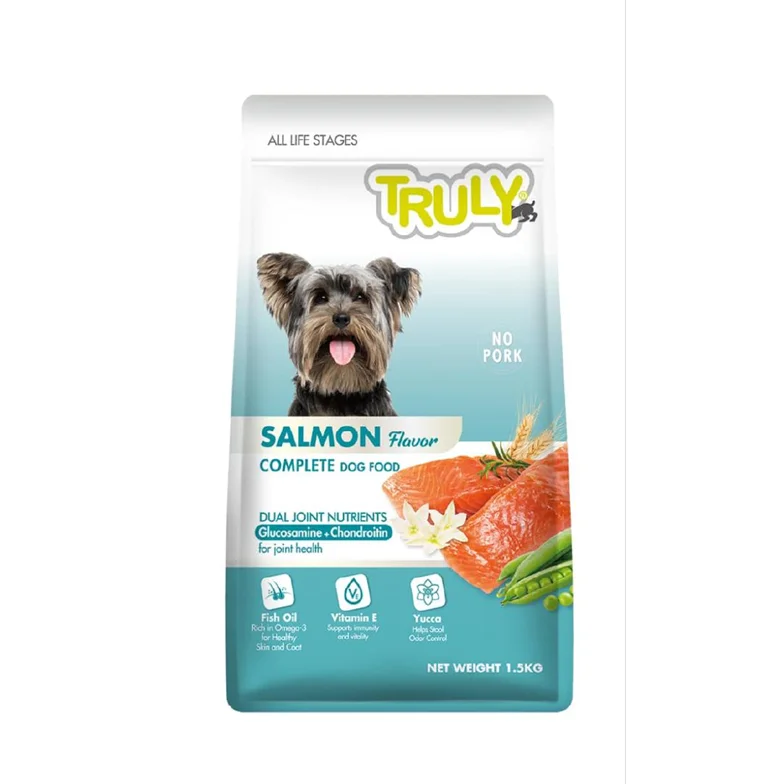 Truly Salmon Dry Dog Food 1.5KG for all life stages