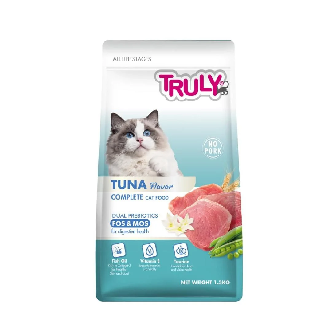 Truly Tuna Dry Cat Food 1.5KG for all life stages