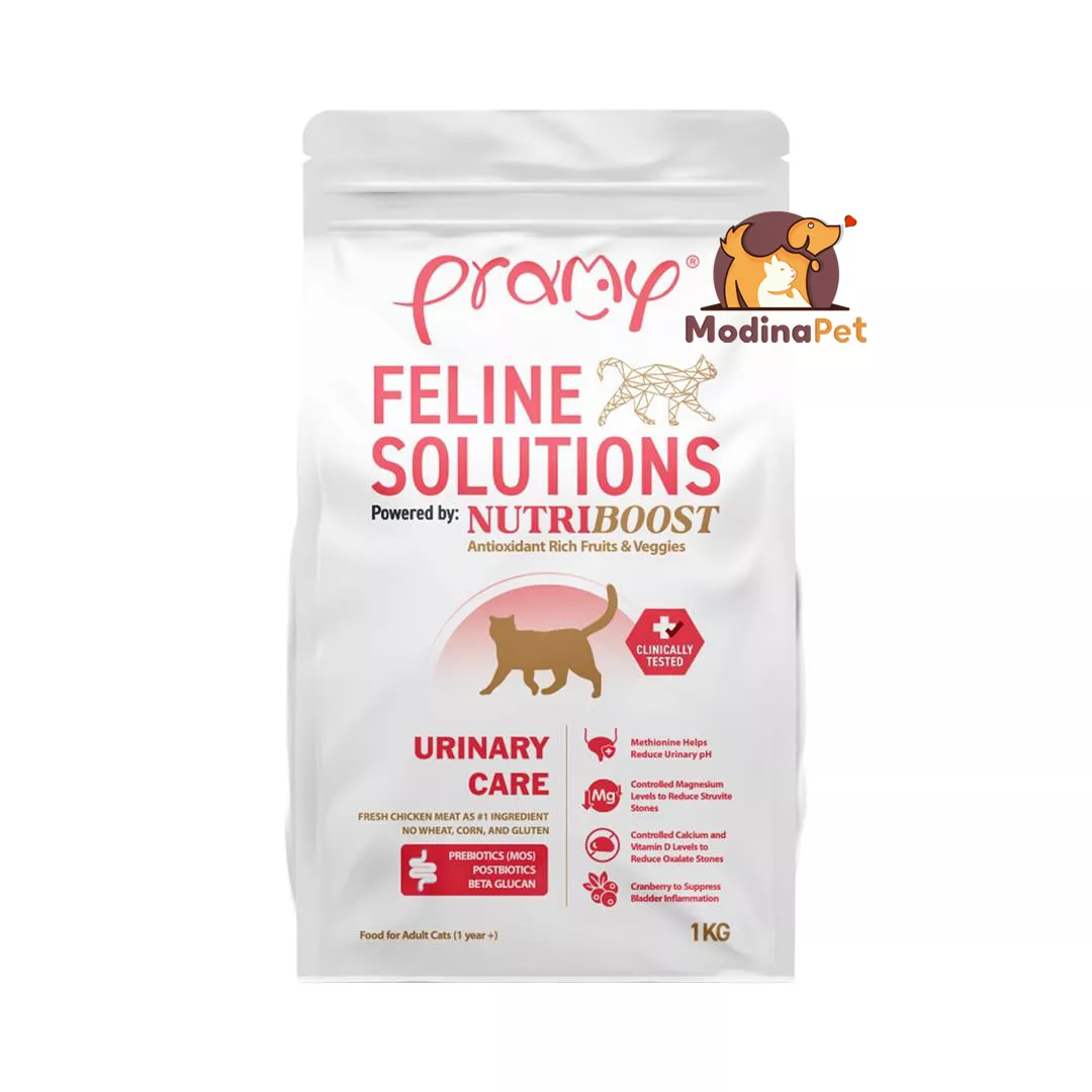 PRAMY FELINE Solutions NutriBoost Urinary Care Adult Dry Cat Food 1kg