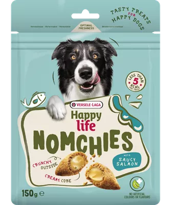 Versele-Laga Happy Life Nomchies Salmon Dog Treats 150g