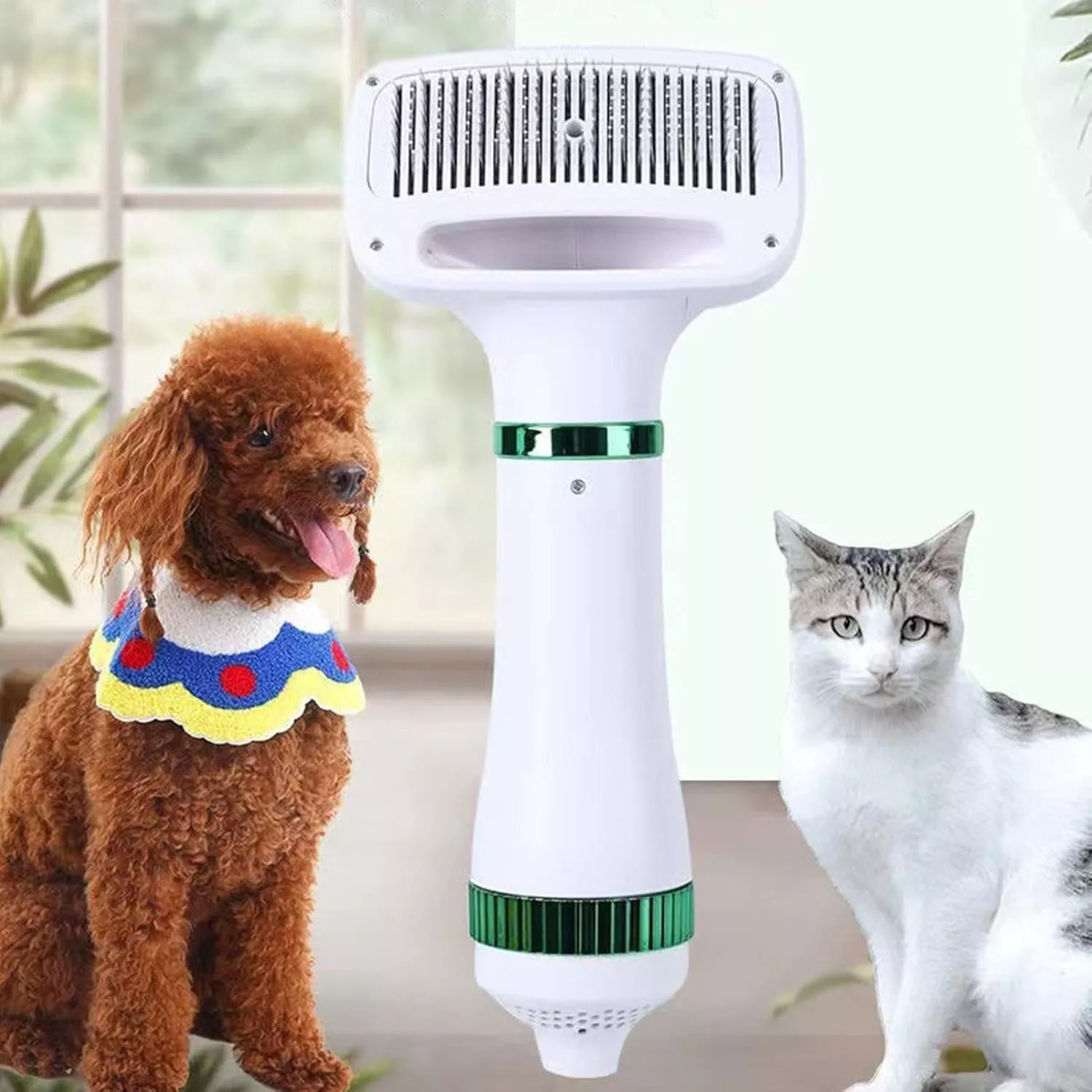 2 in 1 needle comb pet dog dryer for cats and dogs