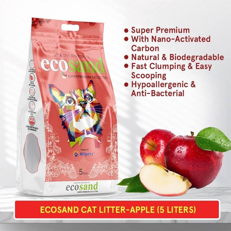 Ecosand Apple Cat Litter 5 Liters Pack