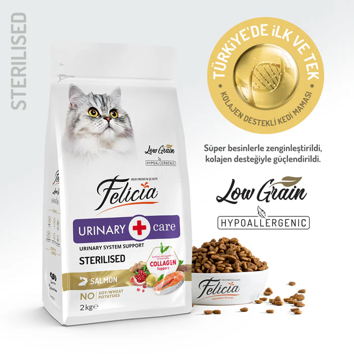 Felicia Collagen Hypoallergenic Salmon Sterilized Cat Food 2KG