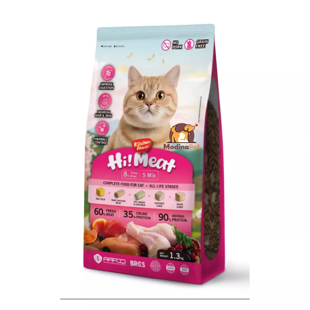 Hi Meat Freeze Dried Cat Food Kitchen Flavor 1.3kg