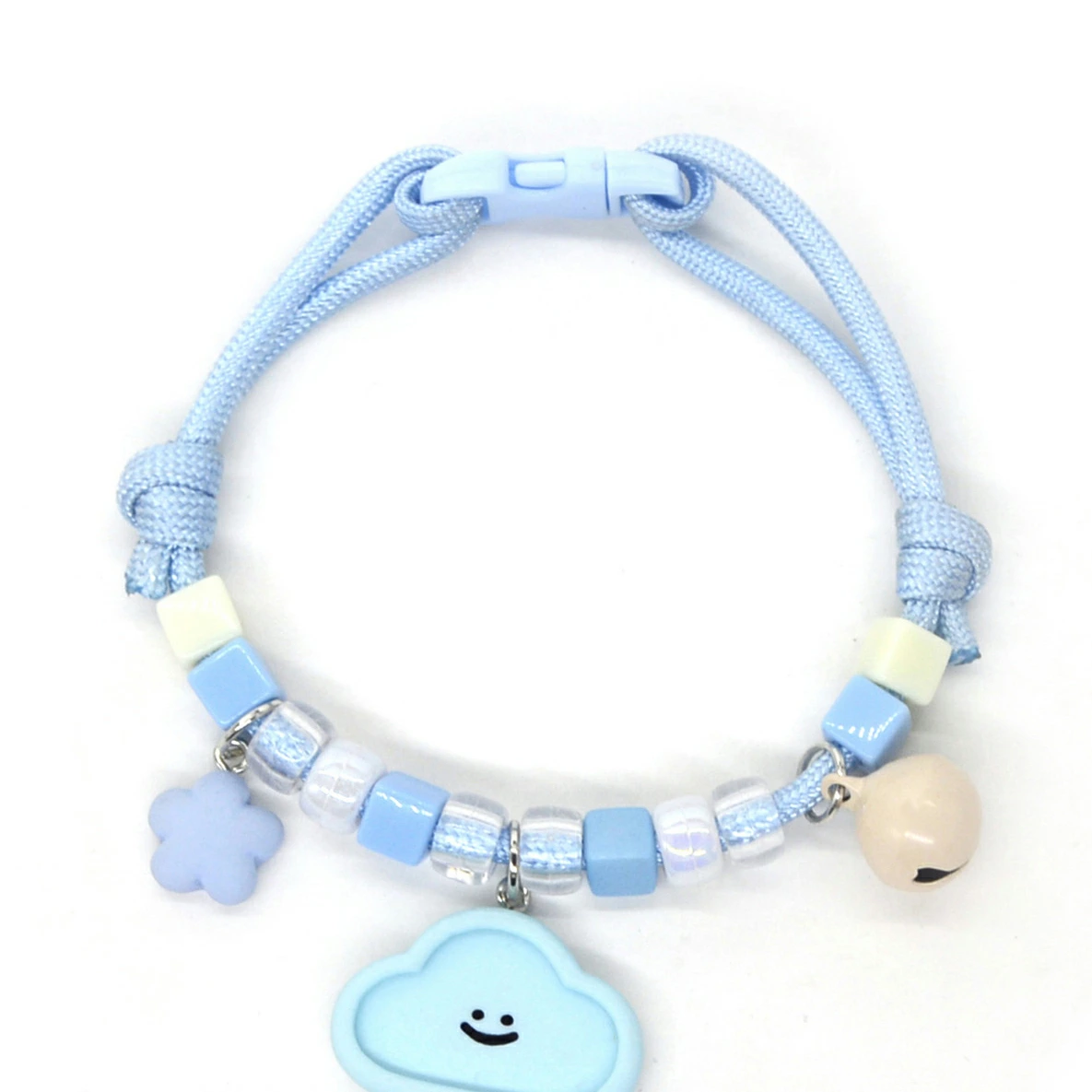 Cute Adjustable Pet Collar with Bell for Cats and Puppies