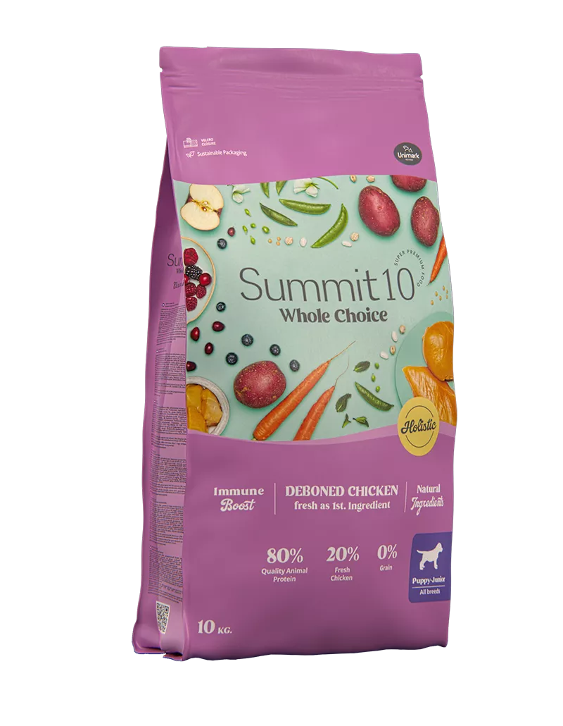 Summit10 Whole Choice Grain Free Puppy Dog Food with Fresh Chicken 10KG