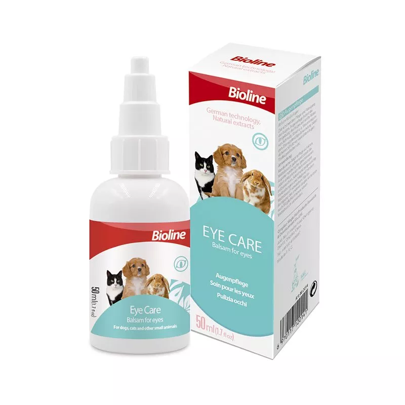 Bioline Eye Care 50ml Gentle Eye Cleaner for Dogs and Cats