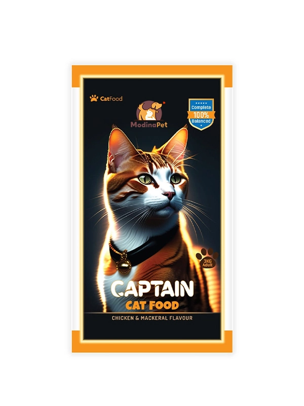 Captain Cat Food Chicken and Mackerel Flavour 3kg