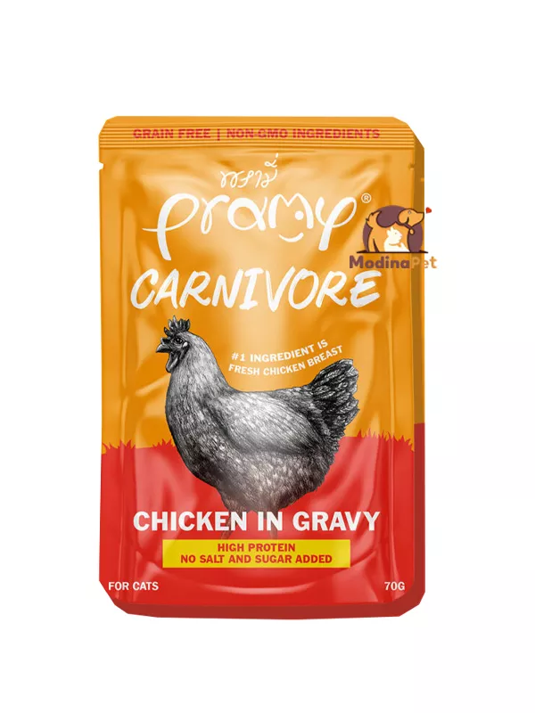 Carnivore chicken in gravy 70g cat food