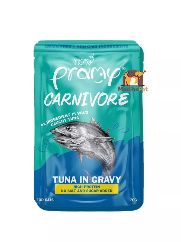Carnivore tuna in gravy 70g cat food