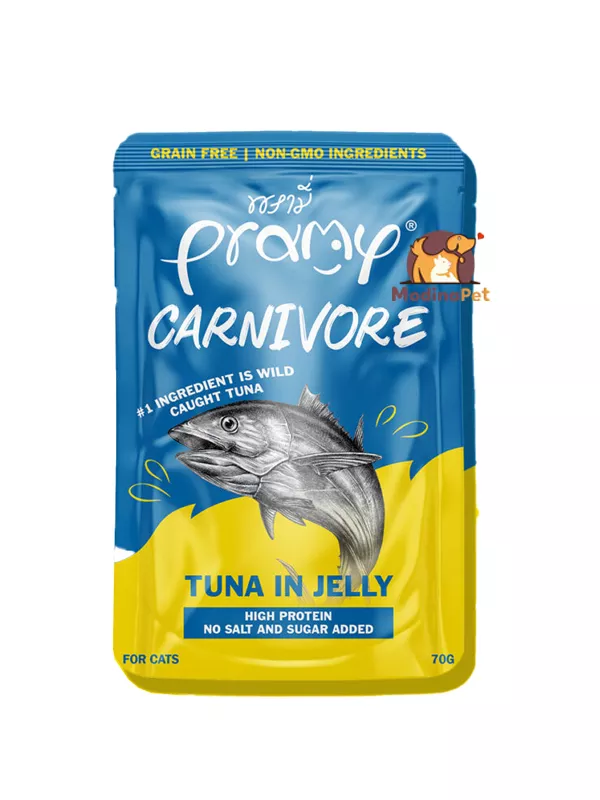 Carnivore tuna in jelly 70g cat food