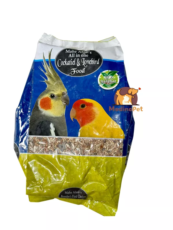 Mahe Alam All In One Cockatiel and Lovebird Food Seed Mix 1kg
