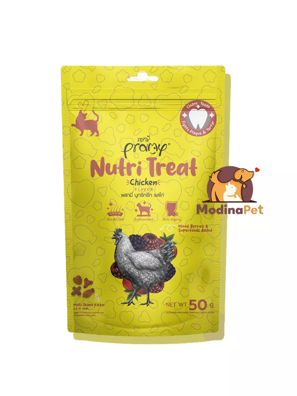 Pramy Nutri Treat Chicken Flavor 50g cat treat