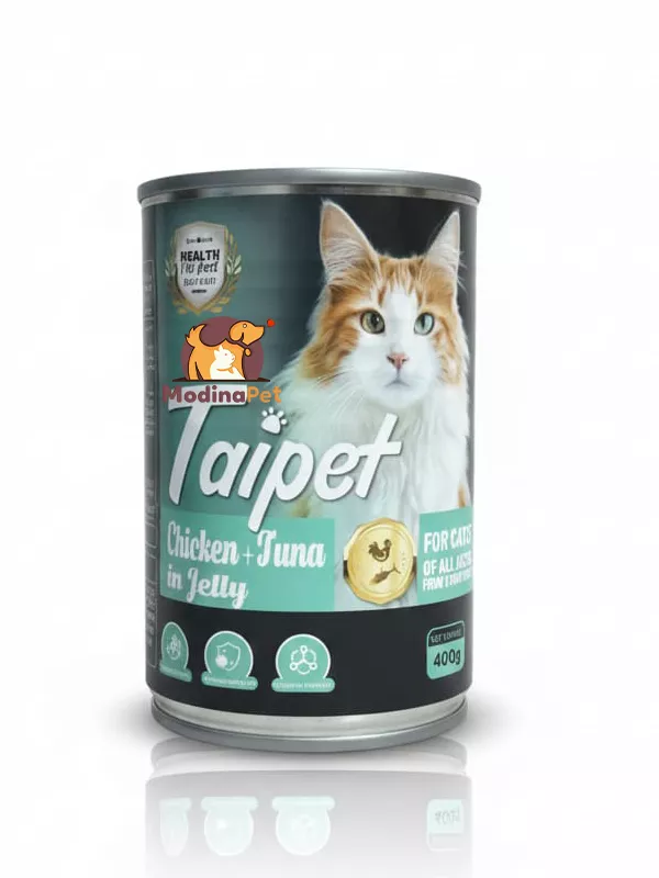 Taipet Chicken & Tuna in Jelly 400g Wet Cat Food