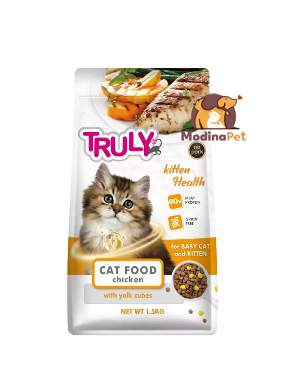 Truly Grain Free Kitten Health Dry Cat Food Chicken 1.5kg