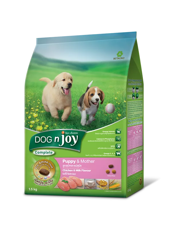 DOG n joy Complete Puppy and Mother Chicken and Milk 3kg dog food