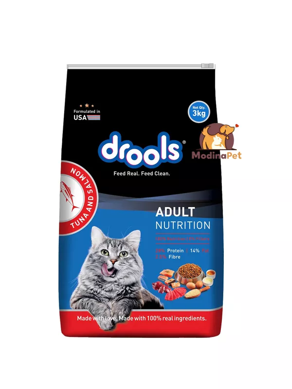 Drools Tuna & Salmon Adult Cat Food 3kg