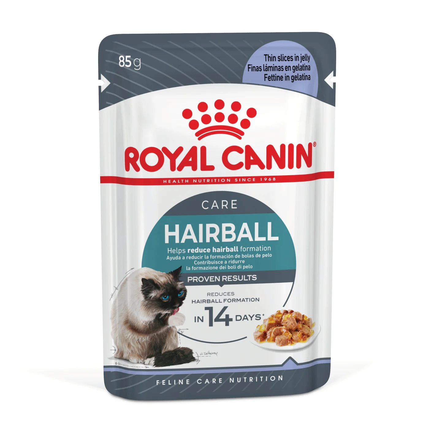 Royal Canin Hairball Care Jelly wet food pouch