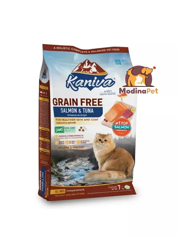 Kaniva Grain Free Salmon Tuna Cat Food 7kg