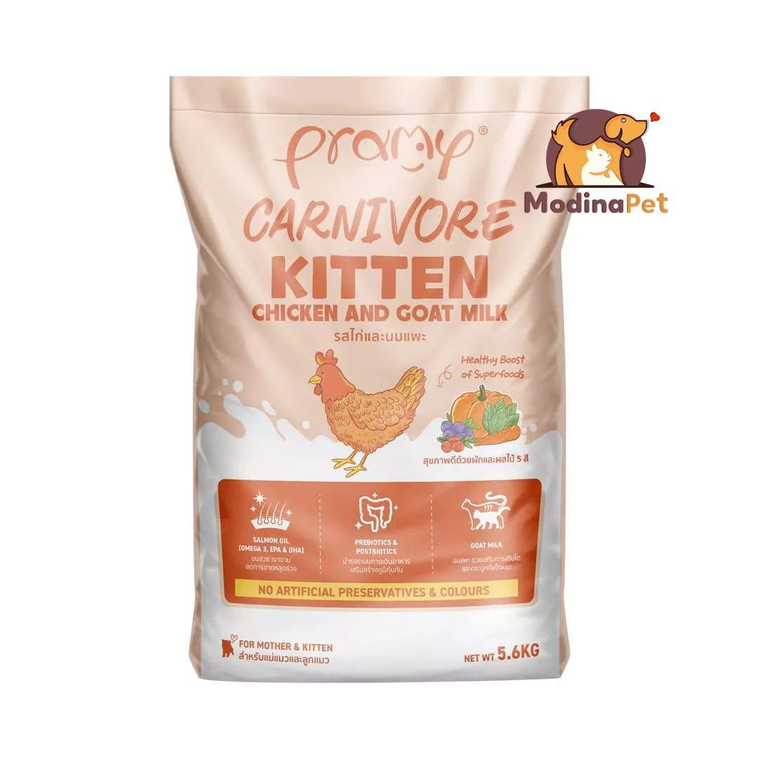 Pramy Carnivore Kitten Chicken & Goat Milk 5.6kg