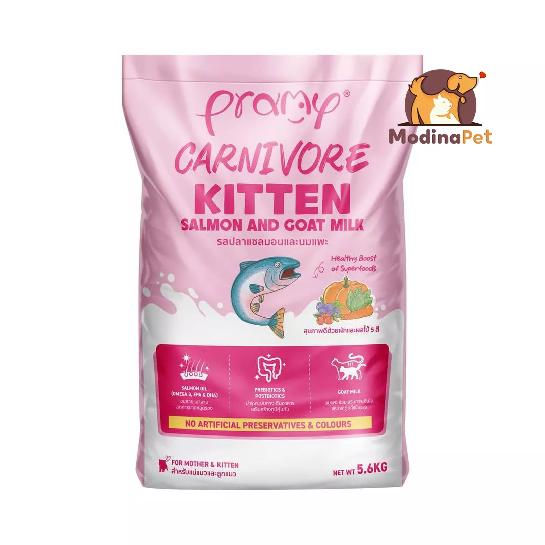 Pramy Carnivore Kitten Salmon & Goat Milk 5.6kg