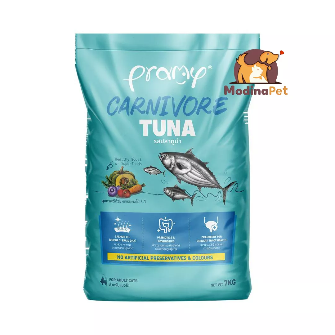 Pramy Carnivore Tuna Adult Dry Cat Food 7kg